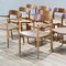 Oak Model 75 Dining Chairs by Niels Moller, 1960s, Set of 10 14