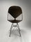 Wire Chairs mit Bikini Bezug auf Eiffelgestell von Charles Eames für Herman Miller, 1960er, 2er Set 6