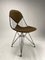 Wire Chairs with Bikini Cover on Eiffel Bases by Charles Eames for Herman Miller, 1960s, Set of 2 3