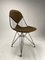 Wire Chairs with Bikini Cover on Eiffel Bases by Charles Eames for Herman Miller, 1960s, Set of 2, Image 3