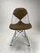 Wire Chairs with Bikini Cover on Eiffel Bases by Charles Eames for Herman Miller, 1960s, Set of 2 2