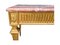 Louis XVI Gilded and Carved Wooden Console Table, 1750 15