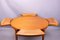 Round Extendable Flip-Flap Lotus Teak Dining Table from Dyrlund, 1970s, Image 3