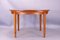 Round Extendable Flip-Flap Lotus Teak Dining Table from Dyrlund, 1970s 5