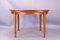 Round Extendable Flip-Flap Lotus Teak Dining Table from Dyrlund, 1970s, Image 5