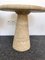 Mid-Century Italian Travertine Side Table in the style of Angelo Mangiarotti, 1970s 11