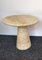 Mid-Century Italian Travertine Side Table in the style of Angelo Mangiarotti, 1970s 4