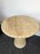 Mid-Century Italian Travertine Side Table in the style of Angelo Mangiarotti, 1970s 7