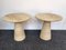 Mid-Century Italian Travertine Side Table in the style of Angelo Mangiarotti, 1970s, Image 1