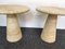 Mid-Century Italian Travertine Side Table in the style of Angelo Mangiarotti, 1970s, Image 3