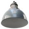 Lámpara colgante industrial vintage de hierro fundido y esmalte gris de HWK, Imagen 3