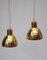 Vintage Brass Pendant Lamps by Hans Agne Jakobsson, 1960s 5