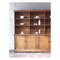 Large Antique English Pine Shelves with Cabinet 9