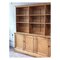 Large Antique English Pine Shelves with Cabinet 3