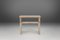 French Minimalist Console with Shelf in Travertine, 1980s, Image 4