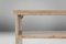 French Minimalist Console with Shelf in Travertine, 1980s, Image 6