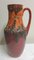 Vintage German Ceramic Vase in Fat Lava Design from Scheurich Europ Line, 1970s 1