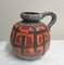 Vintage German Ceramic Vase in the style of Fat Lava by Scheurich, 1970s 1