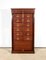 Mahogany Curtain File Cabinet from Maison Standard, United States, 1930s 16