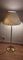 Lámpara de pie alemana vintage ajustable en altura con base de latón y pantalla giratoria de tela hecha a mano de Holtkötter para Lamplove, Imagen 3
