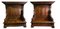 Bancos de madera tallada, siglo XIX. Juego de 2, Imagen 1