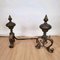 Andirons in Bronze and Wrought Iron, 19th Century, Set of 2, Image 6