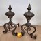 Andirons in Bronze and Wrought Iron, 19th Century, Set of 2, Image 11