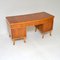 Vintage Walnut Pedestal Desk attributed to Laszlo Hoenig, 1950 7