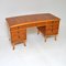 Vintage Walnut Pedestal Desk attributed to Laszlo Hoenig, 1950 4