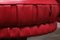 Captains Bar Chairs with Red Leather Upholstery and Steel Bases, 1970, Set of 5 12
