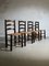 Brutalist Dining Chairs by Georges Robert, France, 1950s, Set of 4 7