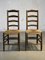 Rustic Modern Brutalist Chairs, France, 1950s, Set of 2, Image 1