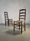 Set of Rustic Modern Brutalist Chairs, France, 1950s 12