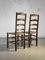 Rustic Modern Brutalist Chairs, France, 1950s, Set of 2 8