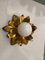 Gilded Tole Flush Mount, Florence, Italy, 1970s, Image 2