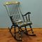 Vintage Swedish Decorated Rocking Chair,1960s 3