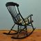 Vintage Swedish Decorated Rocking Chair,1960s, Image 5