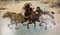 Winter Ride, fine XIX secolo, olio su tela, con cornice, Immagine 3