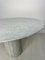 Mesa de comedor vintage grande redonda de mármol, años 70, Imagen 5