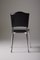 Black Leather Side Chair from Protis 7
