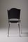 Black Leather Side Chair from Protis, Image 7