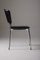 Black Leather Side Chair from Protis 4