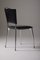 Black Leather Side Chair from Protis, Image 5