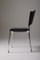 Black Leather Side Chair from Protis 6