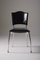 Black Leather Side Chair from Protis 2