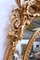 Specchio ovale Luigi XV della metà del XIX secolo con perline in legno e stucco dorato, Immagine 11