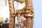 Ovaler Louis XV Spiegel aus Holz & goldenem Stuck, Mitte 19. Jh. 14