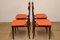 Vintage Italian Wooden Dining Chairs, 1960s, Set of 4 23