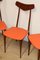 Vintage Italian Wooden Dining Chairs, 1960s, Set of 4, Image 27