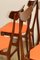 Italienische Vintage Esszimmerstühle aus Holz, 1960er, 4 . Set 22